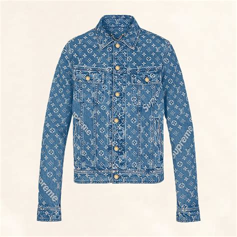 supreme louis vuitton denim jacket retail